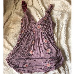Free People Purple Blouse